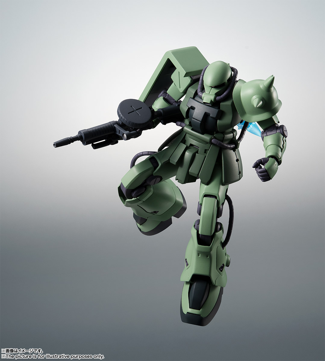 ROBOT魂〈SIDE MS〉『MS-06F-2 ザクII F2型 ver. A.N.I.M.E.』機動戦士ガンダム0083 可動フィギュア-007