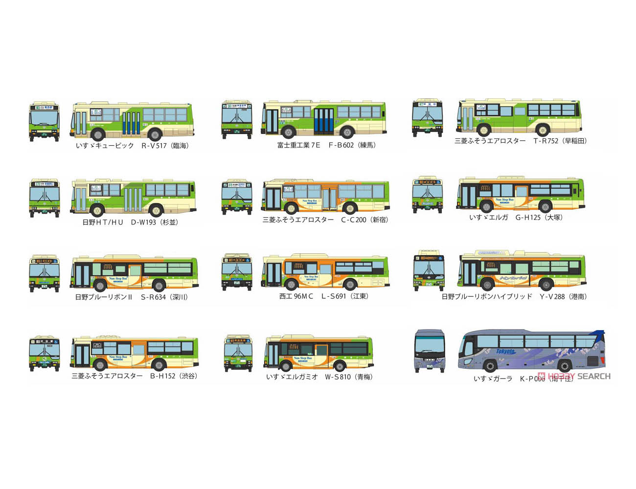 ザ・バスコレクション『都バススペシャル』12個入りBOX-001