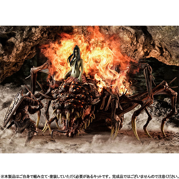 ゲームピースコレクション『DARK SOULS 上級騎士＆混沌の魔女クラーグ』無塗装組立てキット-011