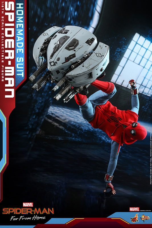 ムービー・マスターピース『スパイダーマン ホームメイドスーツ』Far From Home 1/6 可動フィギュア-018