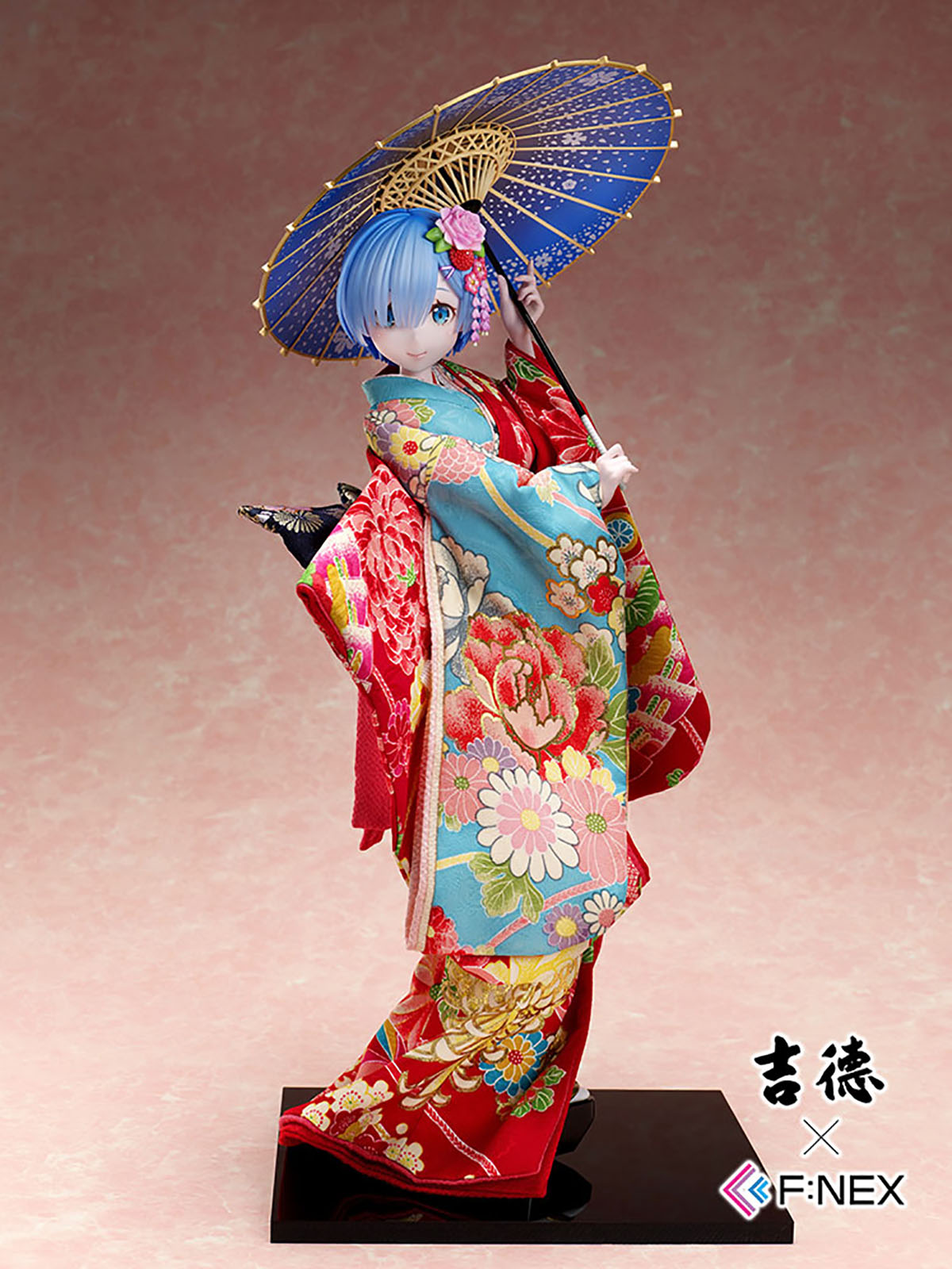 吉徳×F:NEX『レム -日本人形-』Re:ゼロから始める異世界生活 1/4 美少女フィギュア-002