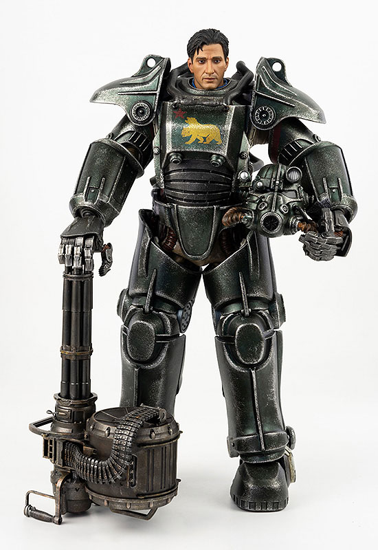 フォールアウト『T-45 NCR Salvaged Power Armor（NCRサルベージ パワーアーマー）』フォールアウト 1/6 可動フィギュア-008
