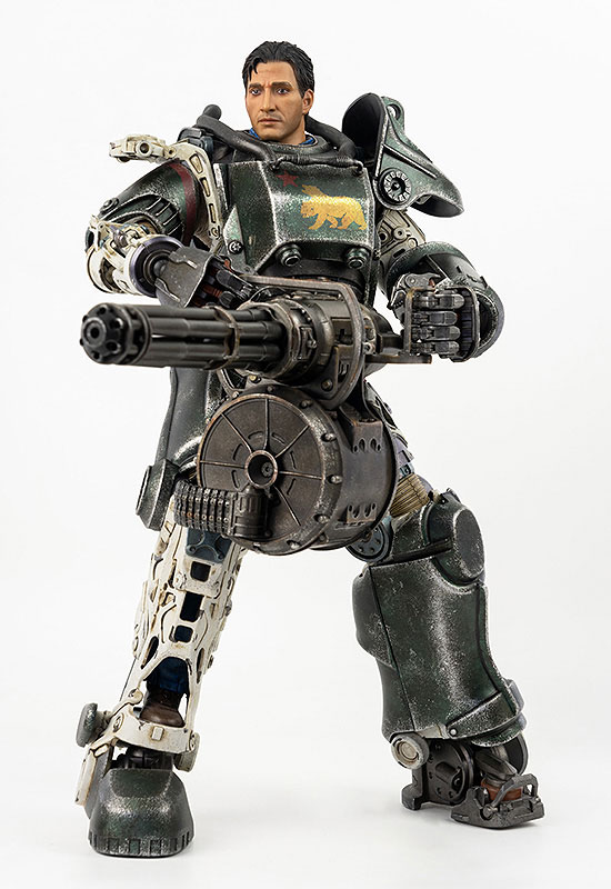フォールアウト『T-45 NCR Salvaged Power Armor（NCRサルベージ パワーアーマー）』フォールアウト 1/6 可動フィギュア-009