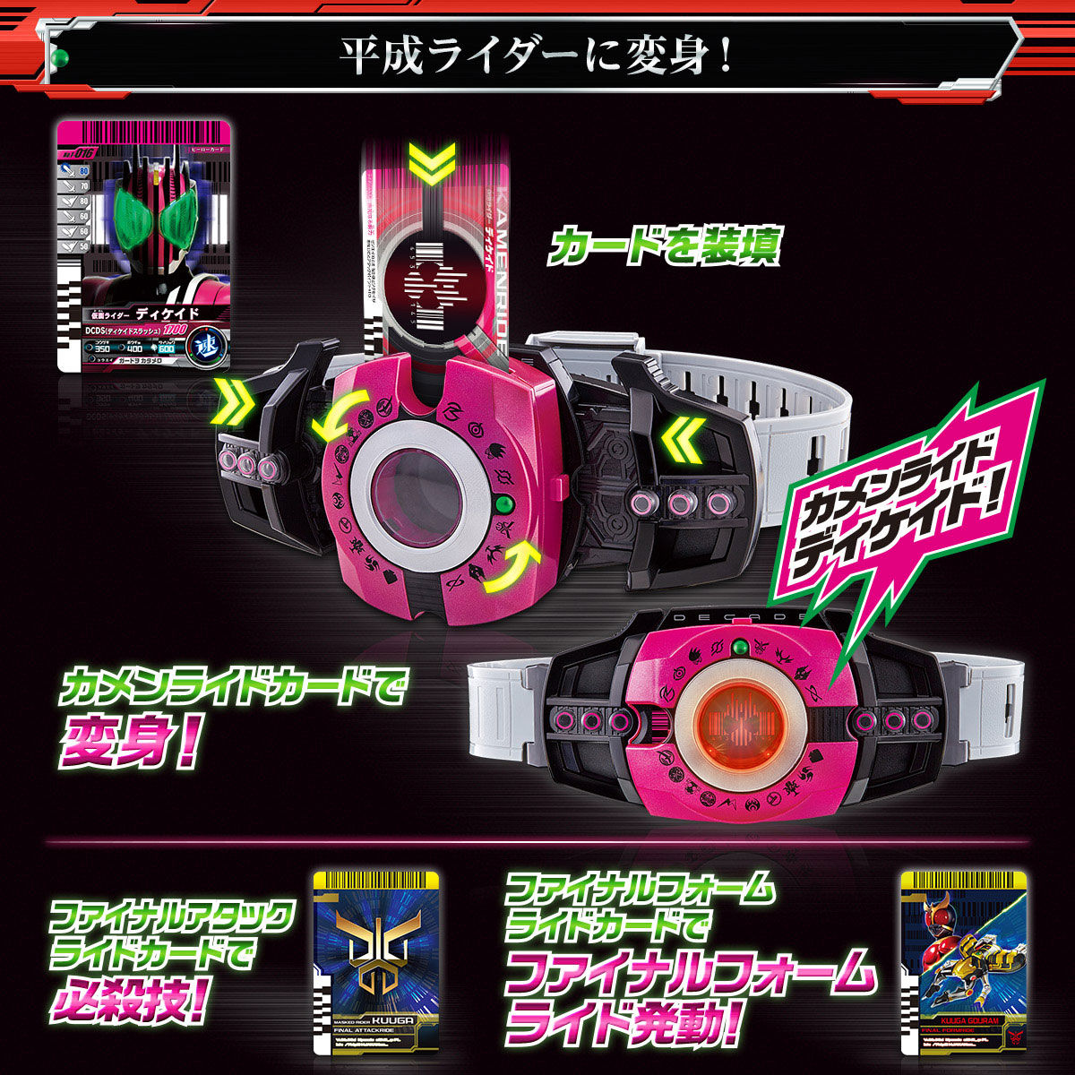 【限定販売】仮面ライダージオウ『DXネオディケイドライバー＆ケータッチ21』変身ベルト-005