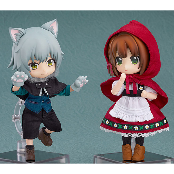 ねんどろいどどーる 赤ずきゃんローズ 狼くんアッシュ 新品 アクションフィギュア「ねんどろいどどーる」オリジナル