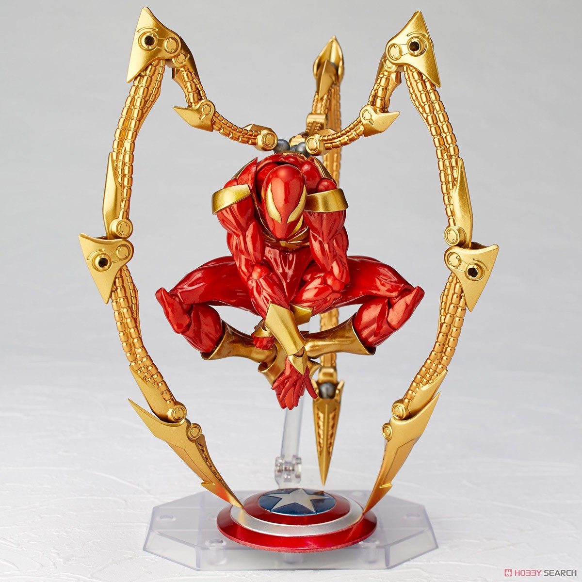 フィギュアコンプレックス アメイジング・ヤマグチ No.023『Iron Spider アイアン・スパイダー』可動フィギュア-013
