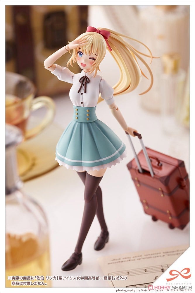 創彩少女庭園『佐伯リツカ［聖アイリス女学園高等部・夏服］』1/10 プラモデル-022