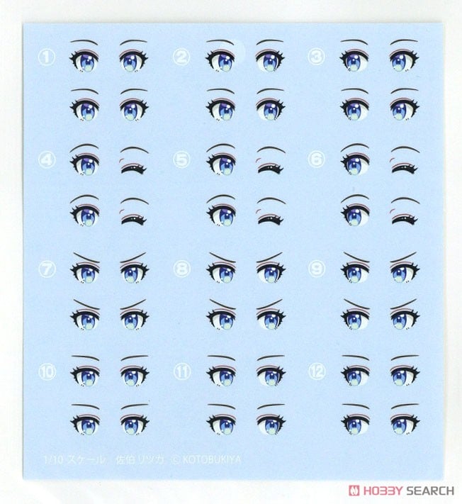 創彩少女庭園『佐伯リツカ［聖アイリス女学園高等部・夏服］』1/10 プラモデル-027