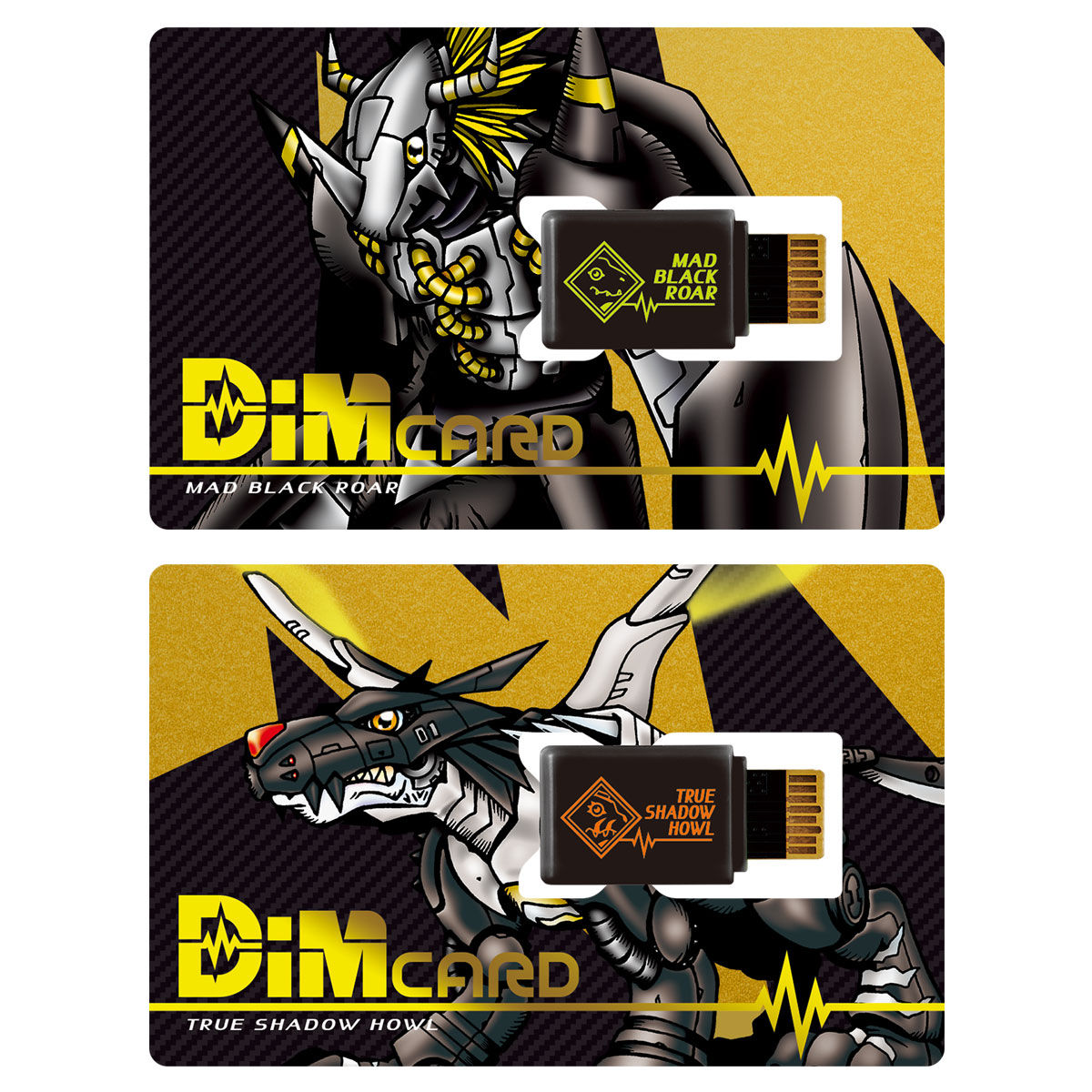 【限定販売】Dimカードセット Vol.0.5『MAD BLACK ROAR & TRUE SHADOW HOWL（マッド ブラック ロア＆トゥルー シャドウ ハウル）』バイタルブレス デジタルモンスター-001