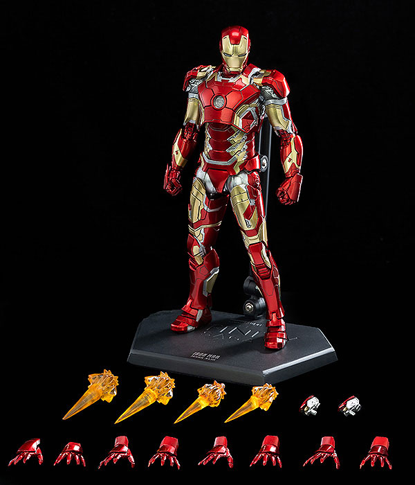 インフィニティ・サーガ DLX 『Iron Man Mark 43（アイアンマン・マーク43）』Infinity Saga 1/12 可動フィギュア-010
