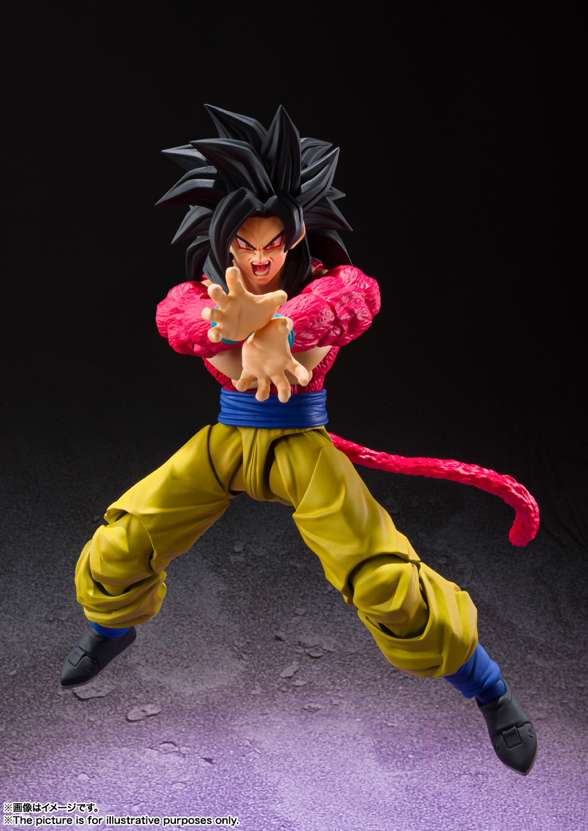 ドラゴンボール】S.H.フィギュアーツ『スーパーサイヤ人4 孫悟空』可動