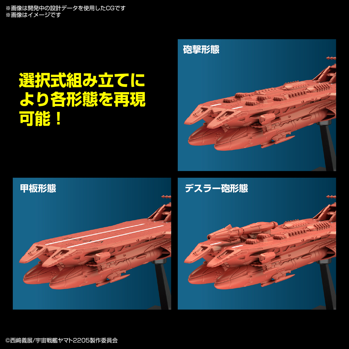 メカコレクション『デウスーラIII』宇宙戦艦ヤマト2205 新たなる旅立ち プラモデル-003
