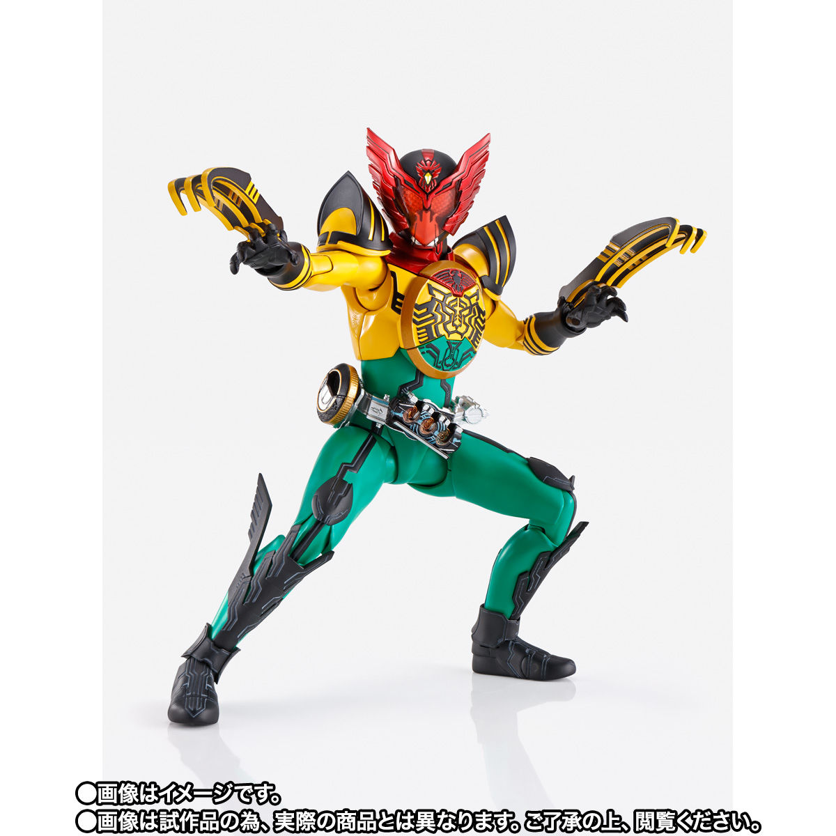 【限定販売】S.H.Figuarts（真骨彫製法）『仮面ライダーオーズ スーパータトバ コンボ』可動フィギュア-002