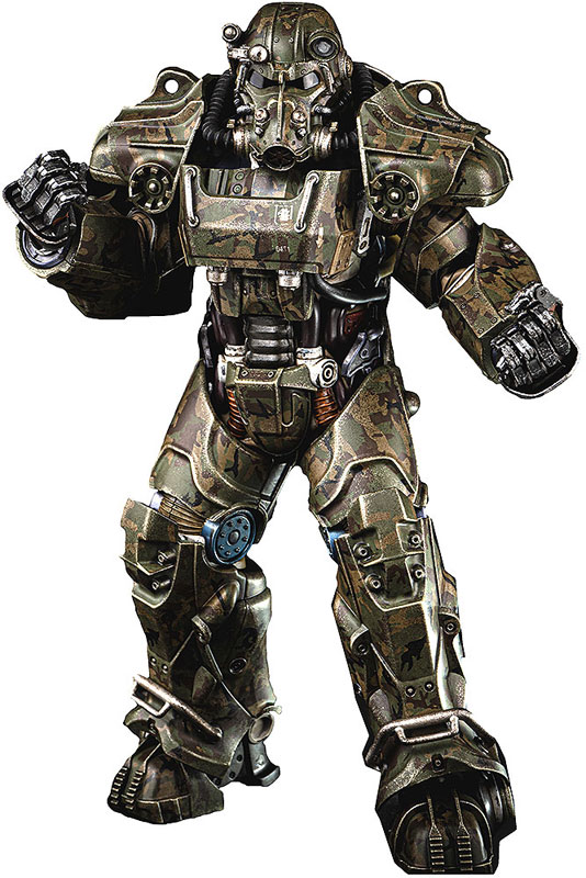 Fallout『T‐60 Camouflage Power Armor（T-60 迷彩パワーアーマー）』フォールアウト 1/6 可動フィギュア-001