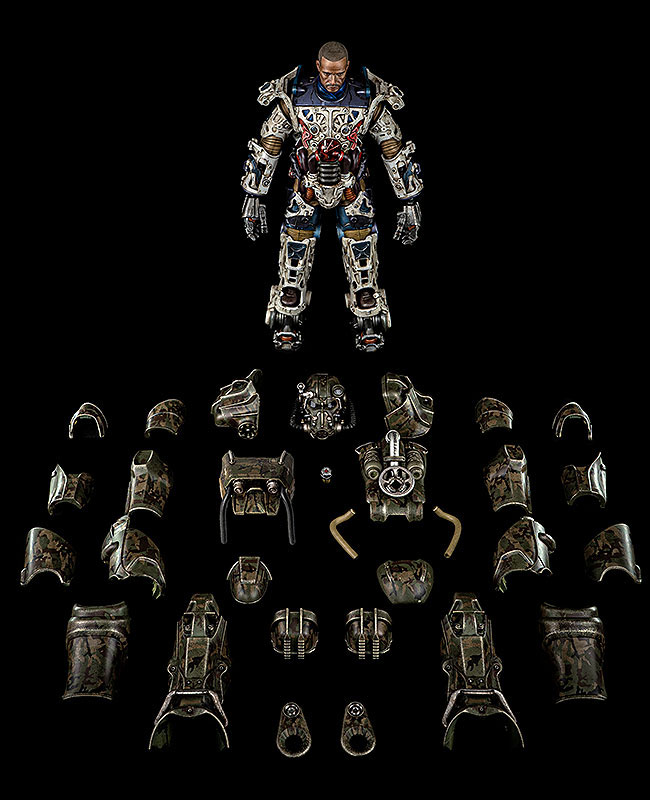 Fallout『T‐60 Camouflage Power Armor（T-60 迷彩パワーアーマー）』フォールアウト 1/6 可動フィギュア-002