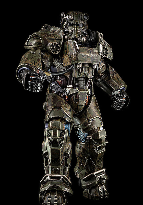 Fallout『T‐60 Camouflage Power Armor（T-60 迷彩パワーアーマー）』フォールアウト 1/6 可動フィギュア-005