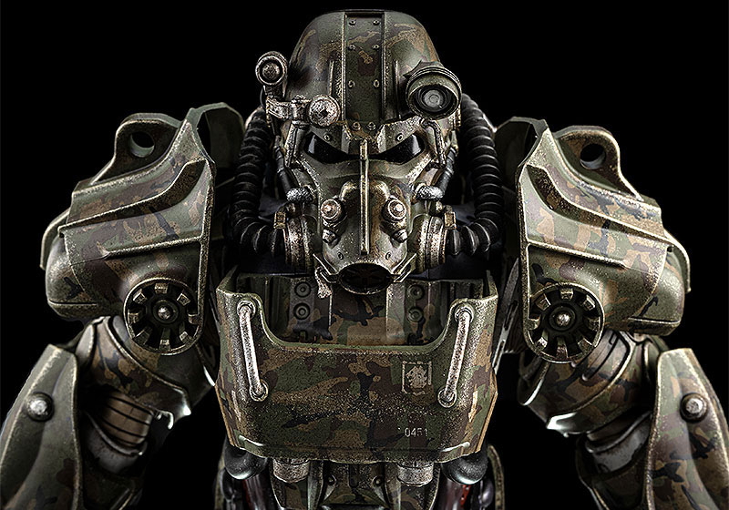 Fallout『T‐60 Camouflage Power Armor（T-60 迷彩パワーアーマー）』フォールアウト 1/6 可動フィギュア-007