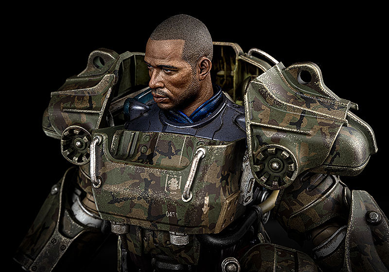 Fallout『T‐60 Camouflage Power Armor（T-60 迷彩パワーアーマー）』フォールアウト 1/6 可動フィギュア-010