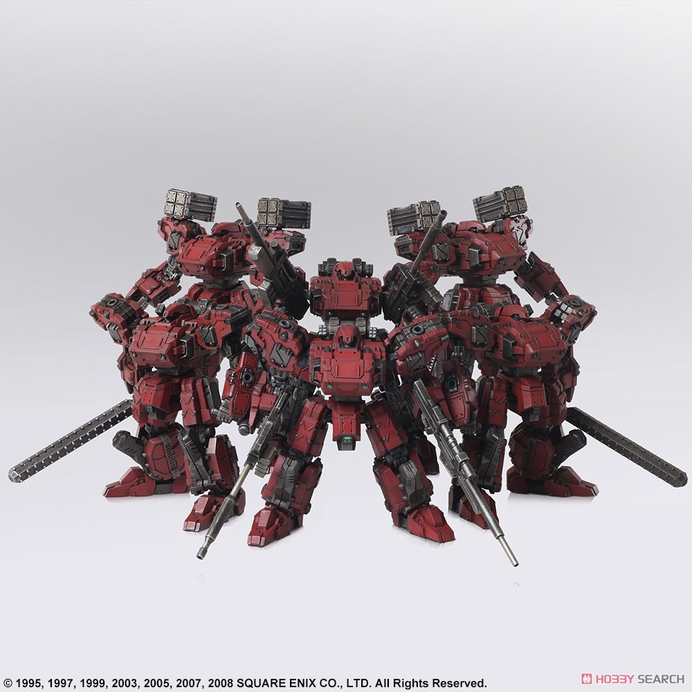 FRONT MISSION『フロントミッション ストラクチャーアーツ Vol.2 フロスト 地獄の壁 6機セット』FRONT MISSION STRUCTURE ARTS 1/72 プラモデル-011