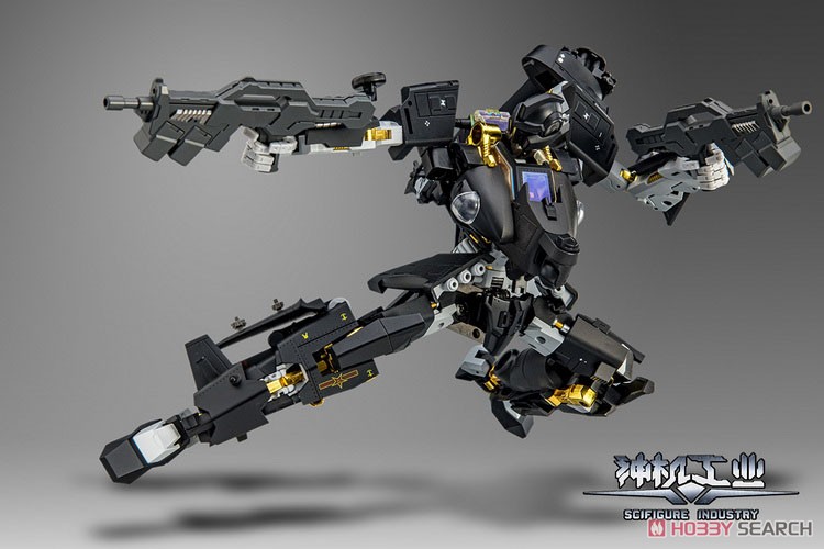 オリジナルロボット『武装ヘリコプター10型 暗キョウ』合金変形可動フィギュア-006