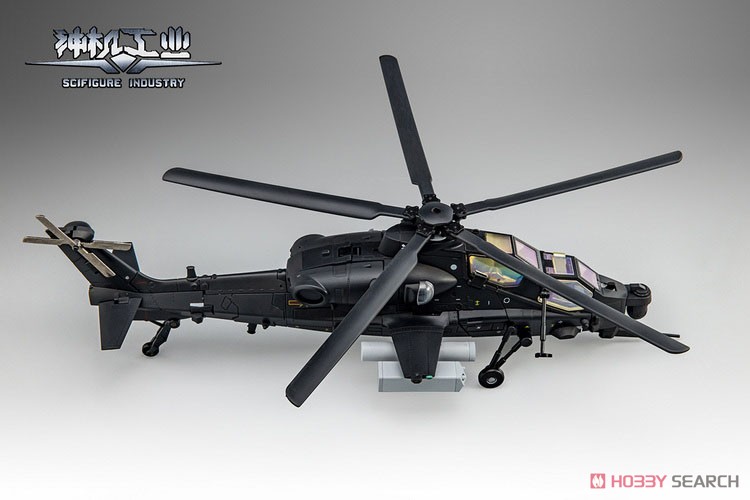 オリジナルロボット『武装ヘリコプター10型 暗キョウ』合金変形可動フィギュア-008