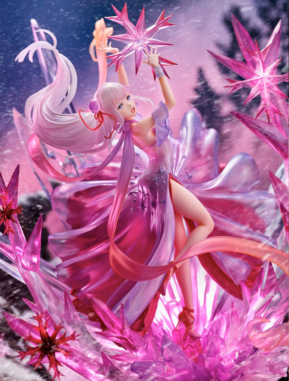 【限定販売】Re:ゼロから始める異世界生活『氷結のエミリア -Crystal Dress Ver-』 1/7 完成品フィギュア-006
