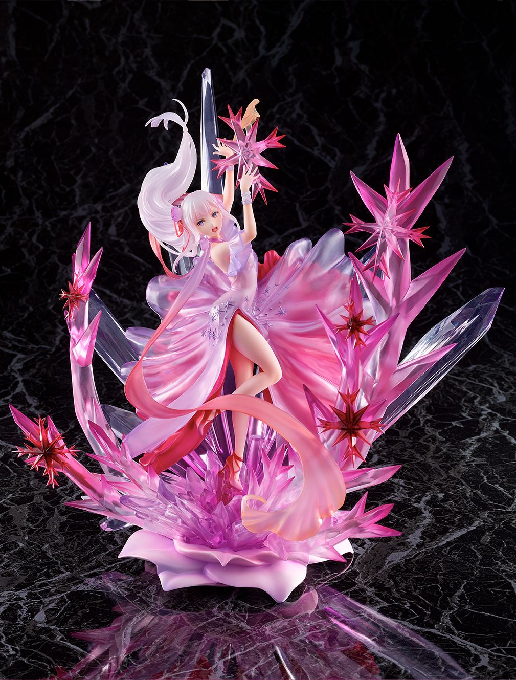 【限定販売】Re:ゼロから始める異世界生活『氷結のエミリア -Crystal Dress Ver-』 1/7 完成品フィギュア-009
