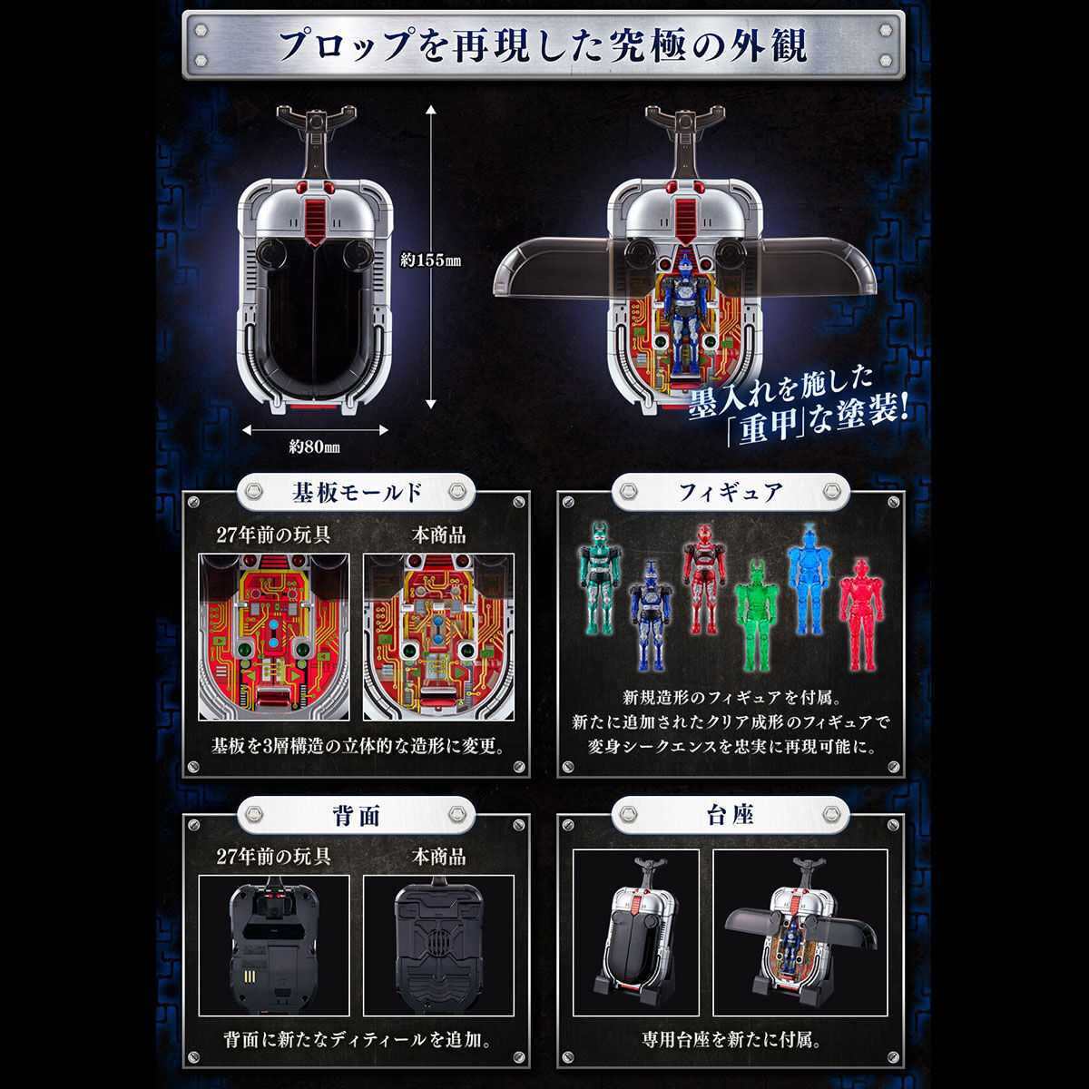 【限定販売】重甲ビーファイター『ビーコマンダー COMPLETE EDITION』変身なりきり玩具-003