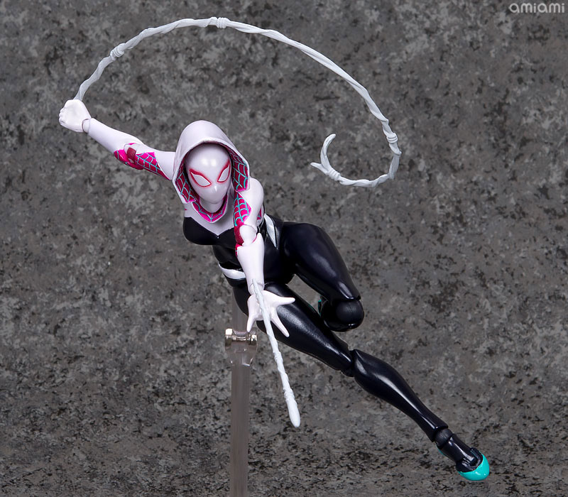 【再販】フィギュアコンプレックス アメイジング・ヤマグチ『No.004 Spider-Gwen（スパイダーグウェン）』可動フィギュア-012