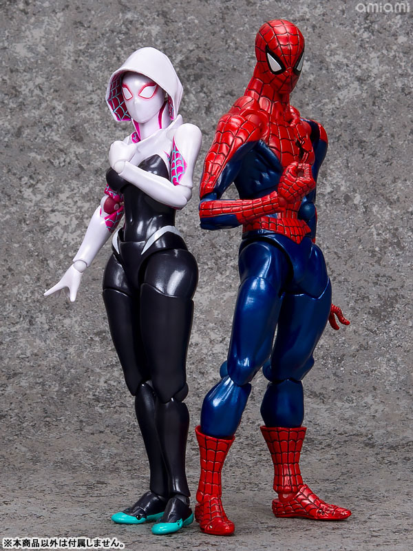 【再販】フィギュアコンプレックス アメイジング・ヤマグチ『No.004 Spider-Gwen（スパイダーグウェン）』可動フィギュア-015