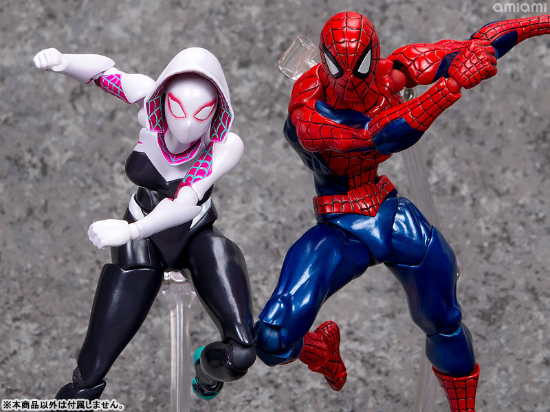 【再販】フィギュアコンプレックス アメイジング・ヤマグチ『No.004 Spider-Gwen（スパイダーグウェン）』可動フィギュア-017