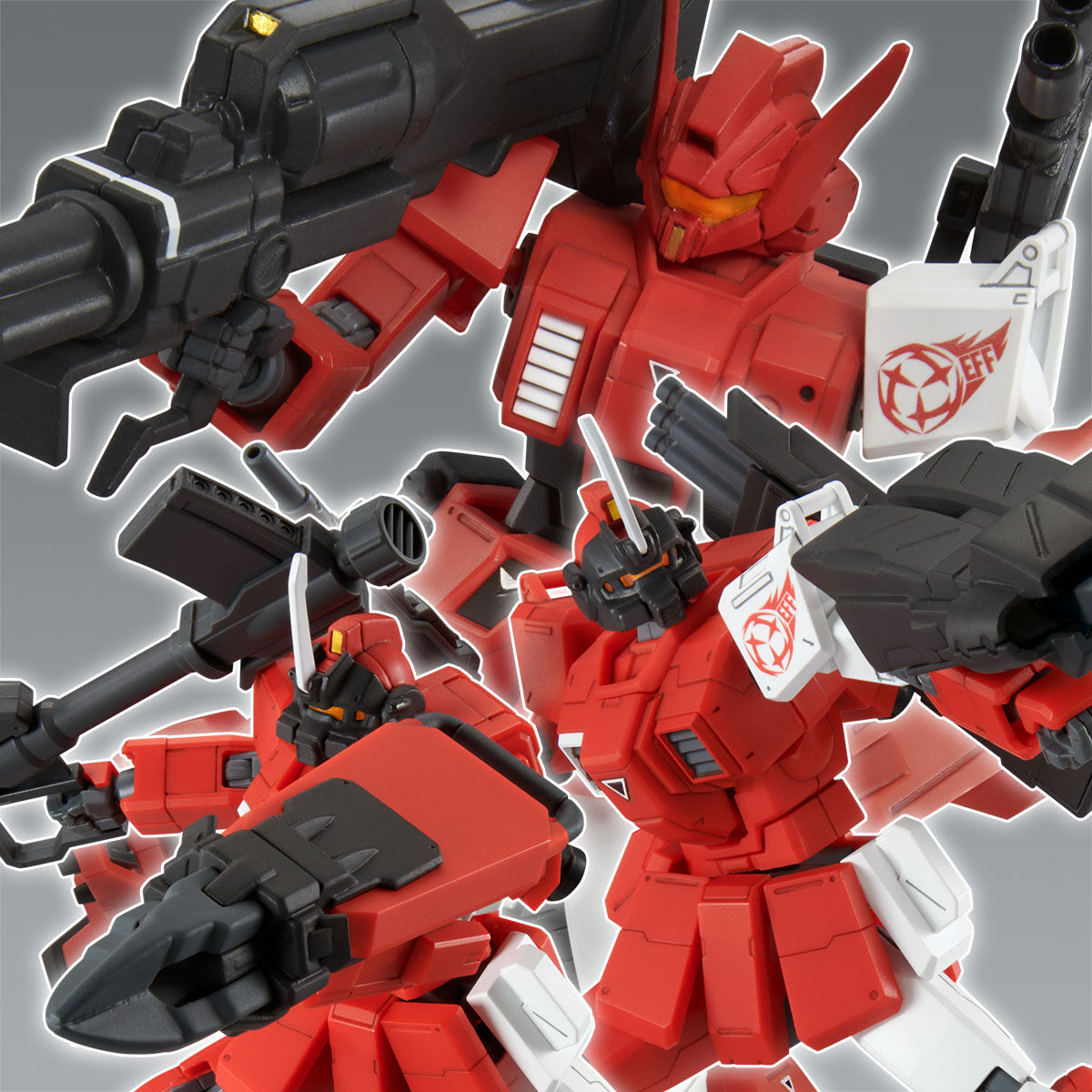 【限定販売】HG 1/144『赤い三巨星チームセット』機動戦士ガンダム 戦場の絆II プラモデル-001