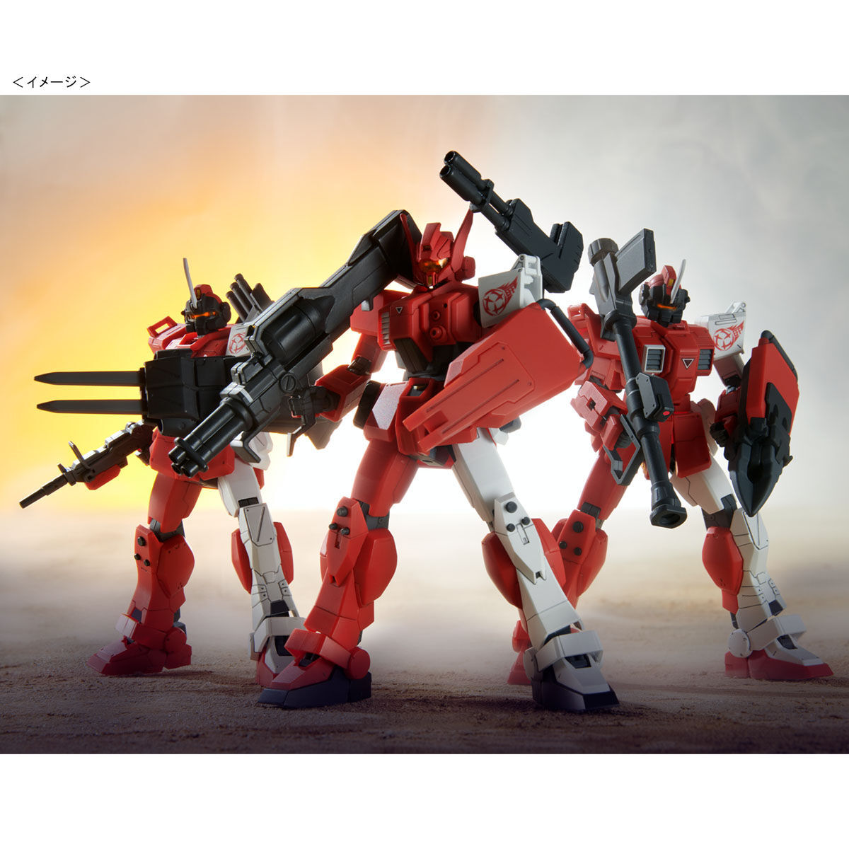 【限定販売】HG 1/144『赤い三巨星チームセット』機動戦士ガンダム 戦場の絆II プラモデル-009