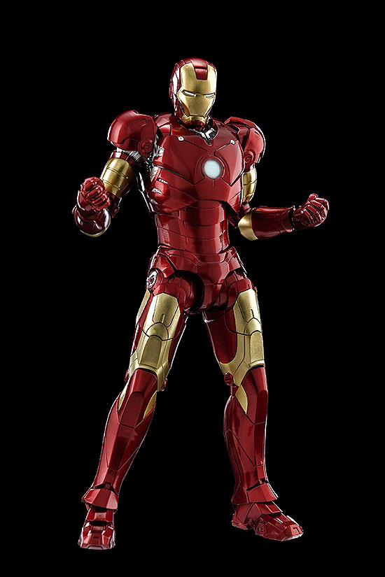 インフィニティ・サーガ DLX 『アイアンマン・マーク3（Iron Man Mark 3）』The Infinity Saga 1/12 可動フィギュア-001