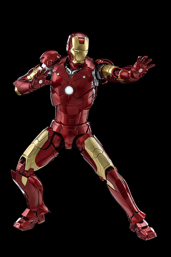 インフィニティ・サーガ DLX 『アイアンマン・マーク3（Iron Man Mark 3）』The Infinity Saga 1/12 可動フィギュア-003
