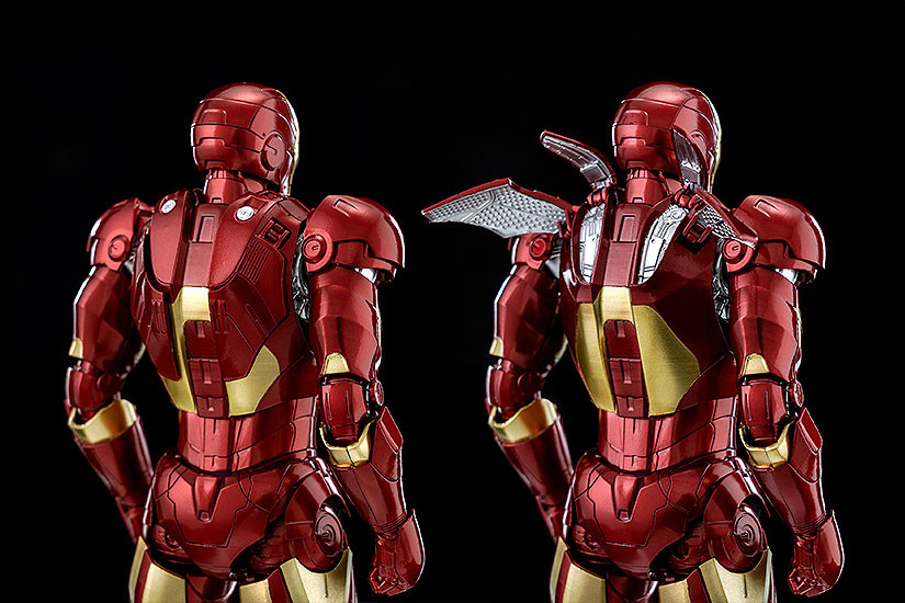 インフィニティ・サーガ DLX 『アイアンマン・マーク3（Iron Man Mark 3）』The Infinity Saga 1/12 可動フィギュア-004