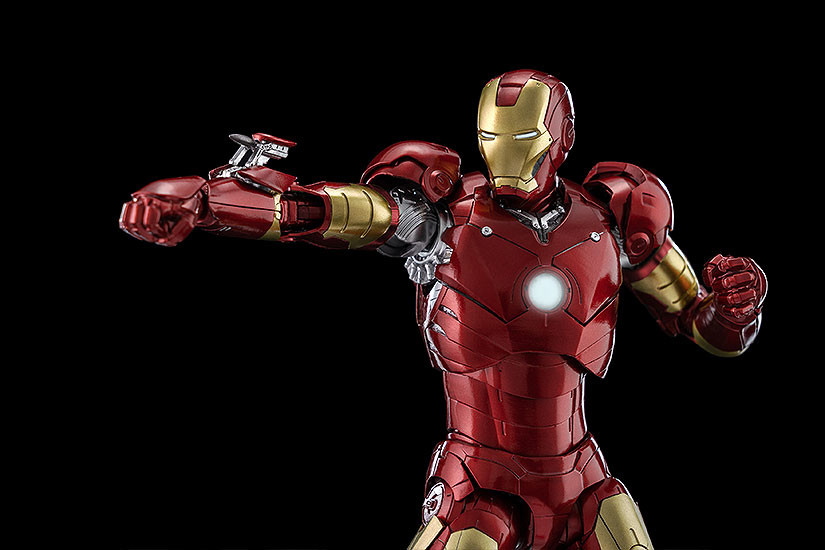 インフィニティ・サーガ DLX 『アイアンマン・マーク3（Iron Man Mark 3）』The Infinity Saga 1/12 可動フィギュア-006