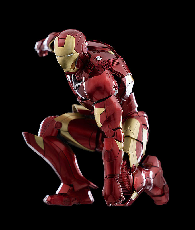 インフィニティ・サーガ DLX 『アイアンマン・マーク3（Iron Man Mark 3）』The Infinity Saga 1/12 可動フィギュア-008