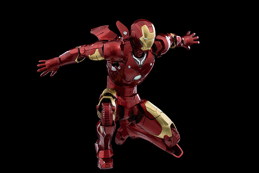 インフィニティ・サーガ DLX 『アイアンマン・マーク3（Iron Man Mark 3）』The Infinity Saga 1/12 可動フィギュア-009