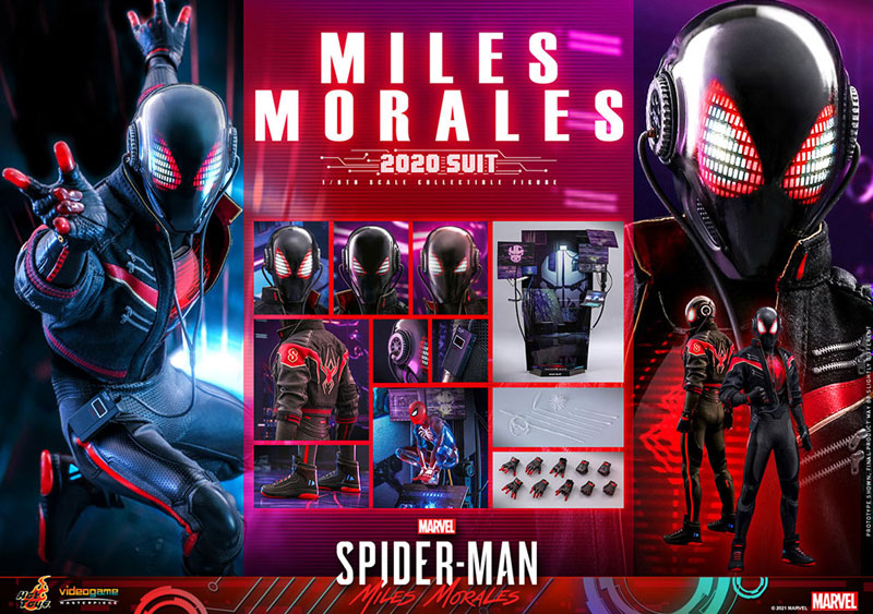ビデオゲーム・マスターピース『マイルス・モラレス/スパイダーマン（マイルス・モラレス2020スーツ版）』Marvel's Spider-Man: Miles Morales 1/6 可動フィギュア-022