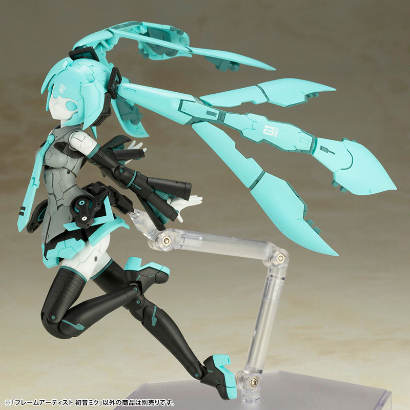 フレームアームズ『フレームアーティスト 初音ミク』1/100 プラモデル-006