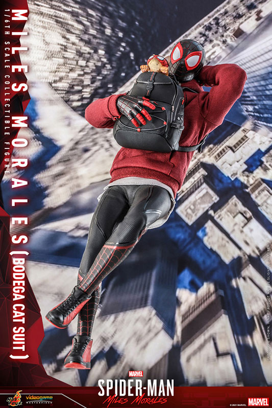 ビデオゲーム・マスターピース『マイルス・モラレス/スパイダーマン（売店の看板猫スーツ版）』Marvel’s Spider-Man：Miles Morales 1/6 可動フィギュア-008