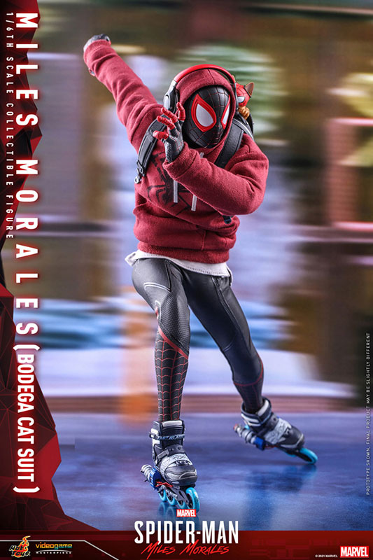 ビデオゲーム・マスターピース『マイルス・モラレス/スパイダーマン（売店の看板猫スーツ版）』Marvel’s Spider-Man：Miles Morales 1/6 可動フィギュア-009