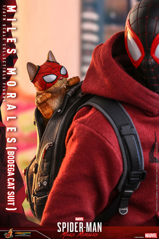 ビデオゲーム・マスターピース『マイルス・モラレス/スパイダーマン（売店の看板猫スーツ版）』Marvel’s Spider-Man：Miles Morales 1/6 可動フィギュア-014