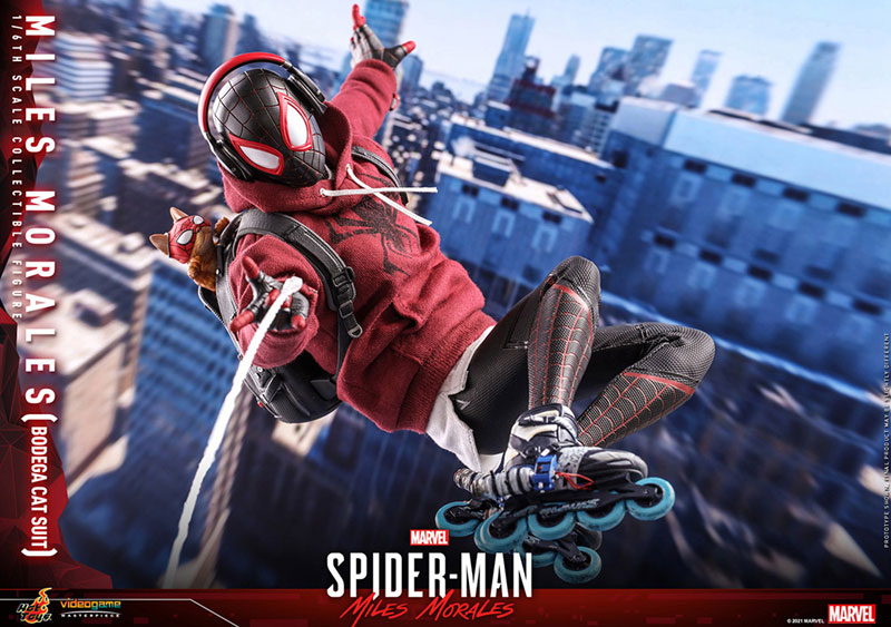 ビデオゲーム・マスターピース『マイルス・モラレス/スパイダーマン（売店の看板猫スーツ版）』Marvel’s Spider-Man：Miles Morales 1/6 可動フィギュア-015