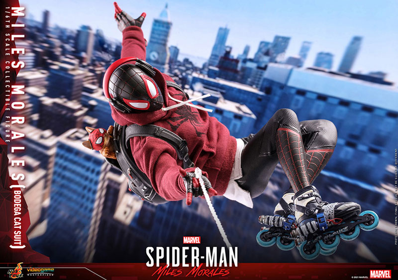 ビデオゲーム・マスターピース『マイルス・モラレス/スパイダーマン（売店の看板猫スーツ版）』Marvel’s Spider-Man：Miles Morales 1/6 可動フィギュア-016