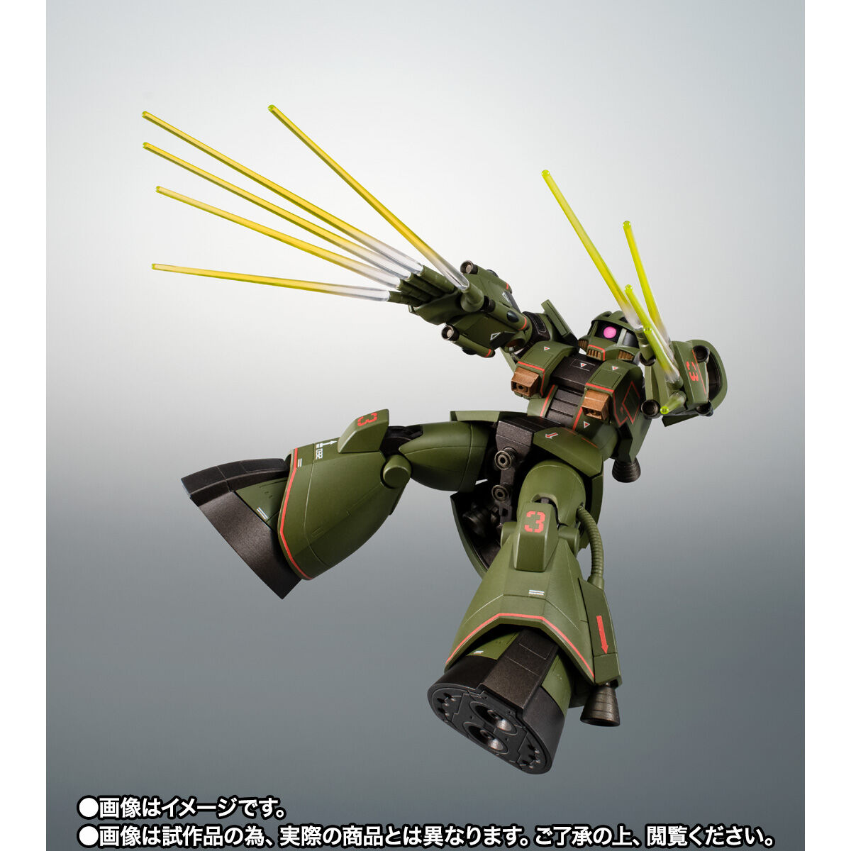 【限定販売】ROBOT魂〈SIDE MS〉『MS-06Z サイコミュ試験用ザク ver. A.N.I.M.E.』機動戦士ガンダム MSV 可動フィギュア-006