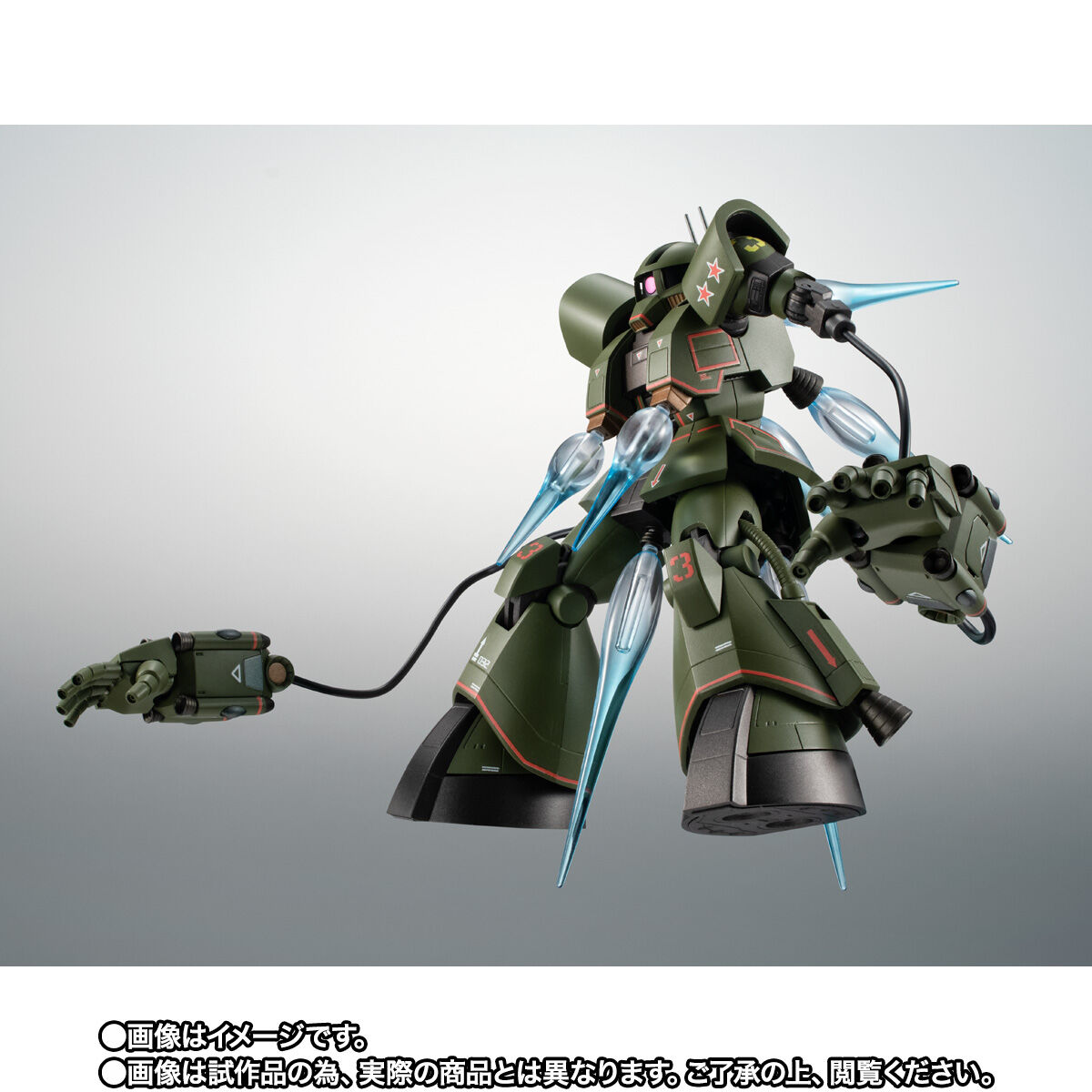 【限定販売】ROBOT魂〈SIDE MS〉『MS-06Z サイコミュ試験用ザク ver. A.N.I.M.E.』機動戦士ガンダム MSV 可動フィギュア-008