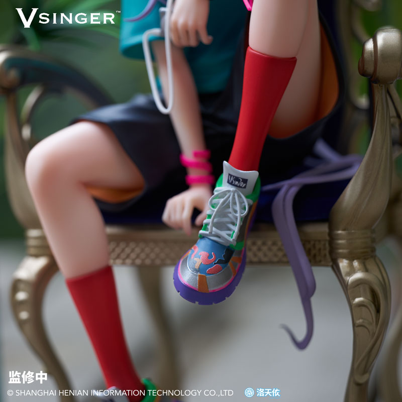 【限定販売】Vsinger『洛天依 秘境花庭 ドレスVer.』1/7 完成品フィギュア-009