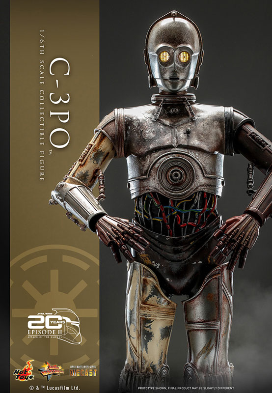 ムービー・マスターピースDIECAST『C-3PO』スター・ウォーズ エピソード2/クローンの攻撃 1/6 可動フィギュア-001